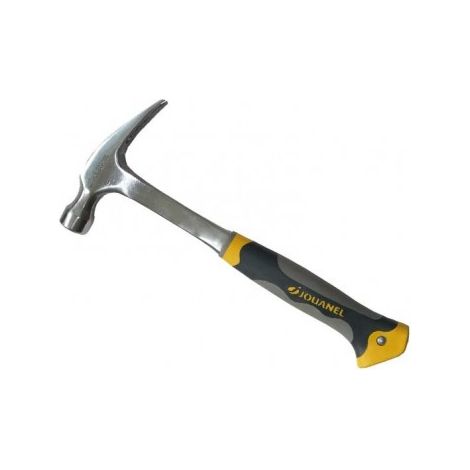 Jouanel – Marteau universel forgé monobloc 900 g – Manche ergonomique 3 matières pour usage intensif – Embout arrache-clous – MUFS (1/5)
