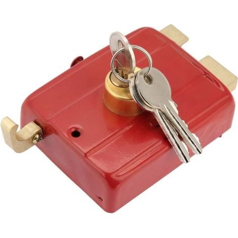 Serrure Avec Touches 45mm-55mm Lourds Sécurité Serrure Serrure À Verrou Mort Serrure De Porte Portable (1/4)