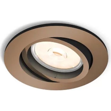 Philips donegal runder einbaustrahler gu10 ip20 kupferfassung - 5039105pn (1/5)