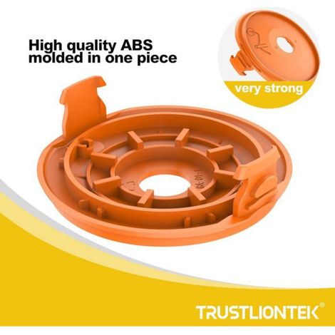 Couvercle De Bobine - ABS Haute Résistance - Compatible Taille-Bordures Gardena EasyCut ComfortCut PowerCut SmallCut - 2 Pièces (1/5)