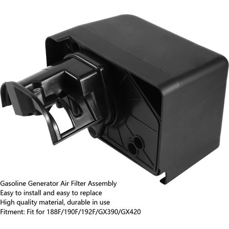 Gruppo filtro aria per generatore a benzina – per 188F 190F 192F GX390 GX420 – Ricambio