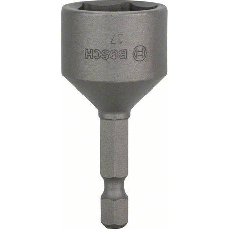 Bosch – Douille pour vis à six pans 17 mm – 2608550072 – Longueur 50 mm – Queue 1/4" pour filetage M3 – Pour bois dur et teck (1/5)