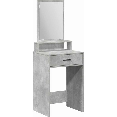 Maison Exclusive - Schminktisch Beton Grau 50 x 41 x 140 cm Holzw