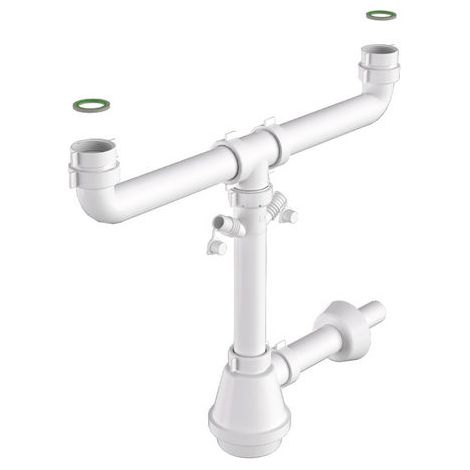 SIFONE FIASCA UNIVERSALE 2 VIE 11/2 11/4- 11/2 - 11/4- BONOM- pezzi 1