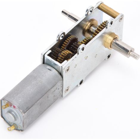 Moteur à engrenage à vis sans fin pour jouets électriques, moteur réducteur de vitesse DC324V pour applications multiples, 32 tr/min (1/5)