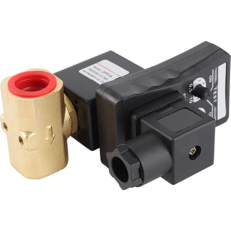 Électrovanne de purge automatique pour compresseur d'air, valve de vidange de réservoir à minuterie, type divisé, 24V CC (1/5)