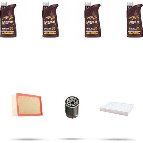 Kit tagliando 3 FILTRI e 4L OLIO compatibile con Suzuki Swift III 1.5 75kw dal 2005 (1/5)