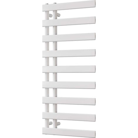 Agar - White Towel Radiator - H1156mm x W500mm (1/3)