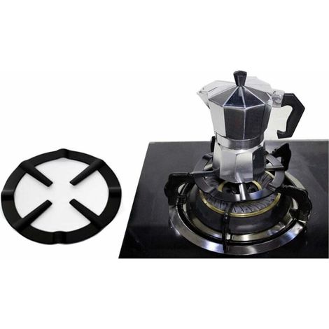 Support de Réducteur en fer Étagère de cuisinière à gaz durable pratique et sûre pour cuisinière à gaz ou Cafetière,réchaud Moka,chauffe eau gaz-Accessoires de maison cuisine camping café