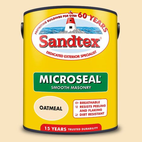 SANDTEX MICROSEAL SMOOTH MASONRY OATMEAL 5L