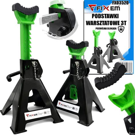 3T SUPPORTI DA OFFICINA CON BLOCCAGGIO IN GOMMA