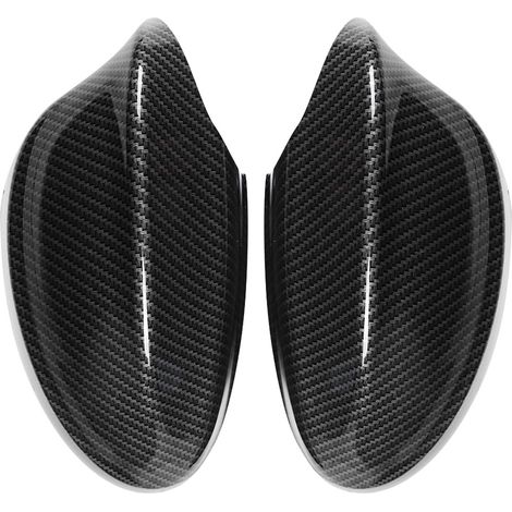 Calotta laterale per specchietto retrovisore Ausla in ABS stile fibra di carbonio per E90 E91 325I 325XI 328I 328XI 330I 330XI 335I 335XI con texture in fibra di carbonio (1/5)