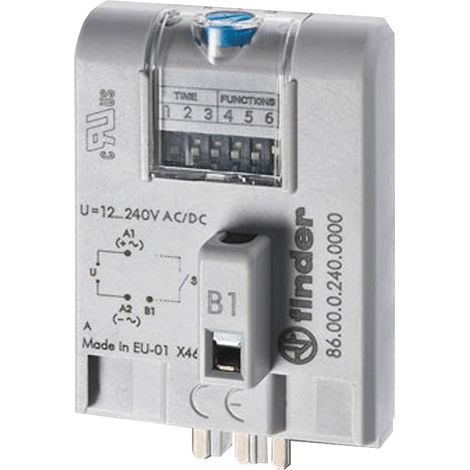 Modulo Temporizzatore 12 240V Ac Dc (Finder Cod. 860002400000)