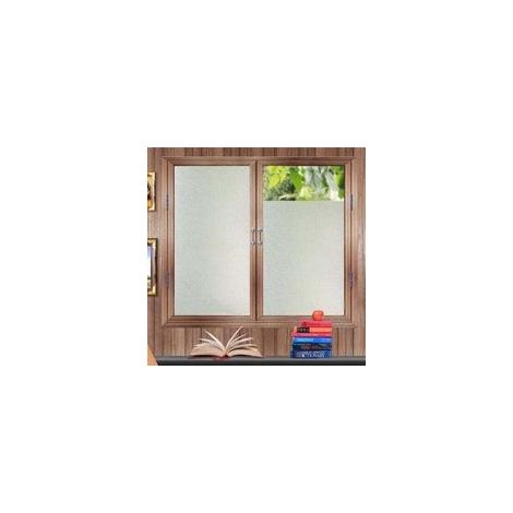 Sichtschutzfolie für Fenster, 40 x 200 cm, UV-beständig, blickdicht, mattiert, elektrostatische Haftung. - Crezuo (1/4)