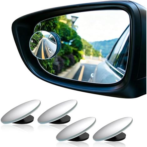 Rétroviseur d'angle mort Miroir d'angle Mort Voiture rotation réglable 360° inclinaison réglable voiture universelle SUV camionnettes camions (1/5)