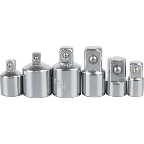 REDUCTEUR / AUGMENTATEUR / ADAPTATEUR CARRE 1/4-3/8-1/2 JEU DE 6