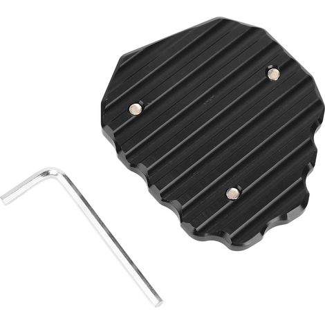 Support moto latéral agrandi en alliage d'aluminium, patte de béquille de remplacement pour KYMCO KRV180 2021+ Noir (1/5)