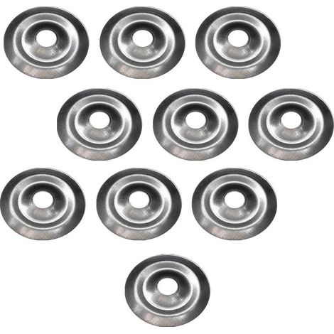 10 Rosaces métalliques plates diamètre 40mm - RAM (1/2)