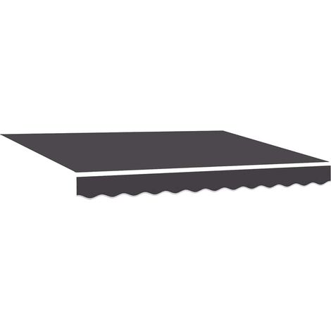 Maison Exclusive - Telo di ricambio per tenda da sole Antracite 3 x 2 m Poliestere