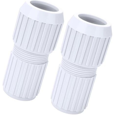 Barre télescopique en deux parties pour piscine - en plastique EZ Lock - compatible avec les barres télescopiques pour piscine à raccord 25 (1/5)