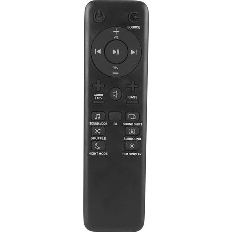 Télécommande - Pour Barre De Son - Compatible BAR 5.1 2.1 3.1 - Fonctionne Avec Piles - ABS - 1 Pièce (1/5)
