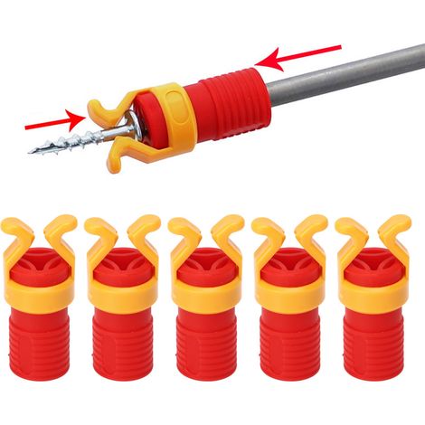 Lot de 10 Fixateurs Universels en Plastique pour Vis, Support de Rangement pour Outils de Menuiserie Accessoires-KZQ (1/5)
