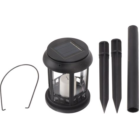 Set di 6 luci solari da giardino – per vialetti/paesaggi – impermeabili – in plastica, a LED – da interrare – per prato/patio/cortile/sentiero