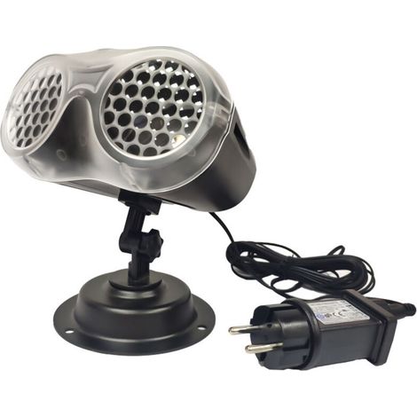 Projecteur de Neige Intérieur et Extérieur Éclairage de Projecteur de Flocon de Neige IP65 Étanche Lampe Décorative pour Jardin, Maison, Mariage, Soirée, Noël, Fêtes (1/5)