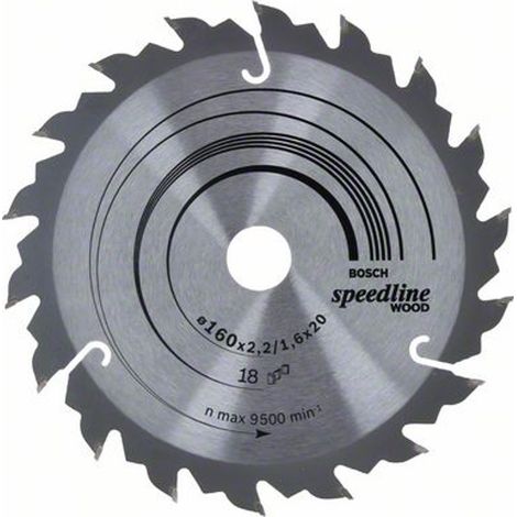 Bosch PRO Wood Kreissägeblatt 160 x 2,2 x 20 mm - 2608640787