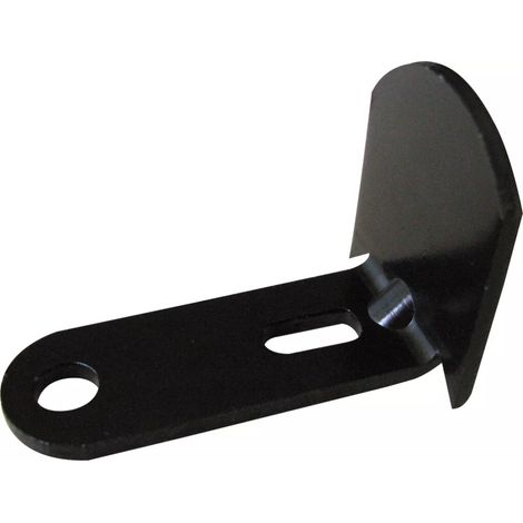 30 Battements longs coudés réglables pour espagnolette de volet - H. 35 mm - Noir