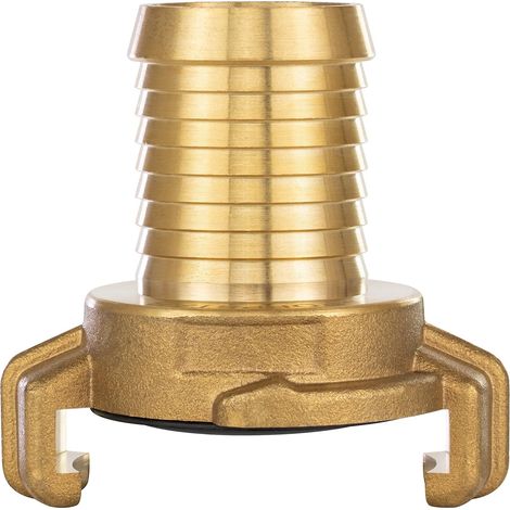Raccord rapide en laiton 1 pouce avec embout (raccord à embout 1 pouce), pour tuyau diamètre intérieur 25 mm (1/4)