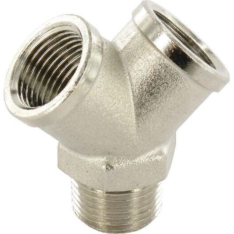 Y-Stück 3/8" 1x AG 2xIG LÜDECKE YA17
