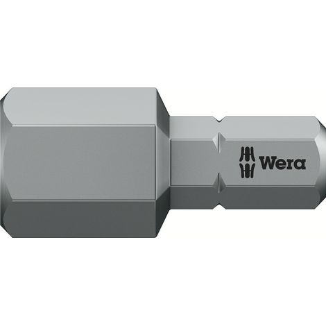 Embout WERA six pans creux Hex-Plus 10,0x25mm (1/3)