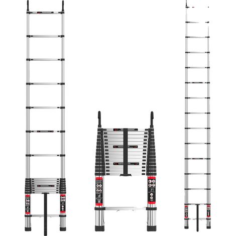 Échelle télescopique, construction durable, hauteur réglable, 4.4M (1/5)