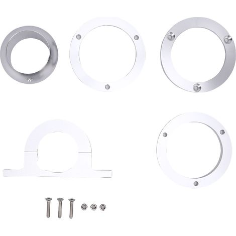 Ortviai Support de Colonne de Direction avec Base Pivotante 2 Pouces en Aluminium Anodisé pour Véhicules Classiques et Custom (1/5)