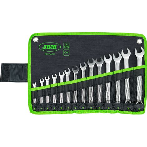 JBM54097 Jeu de 14 clés mixtes