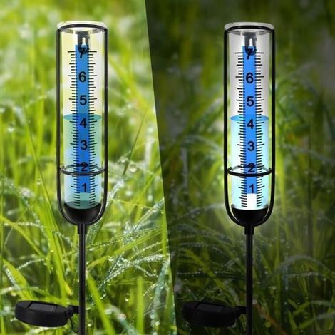 Bardusch - 21,3 cm Garten-Regenmesser - Kunststoff mit Metallstab (Für den Außenbereich/Abnehmbar - Genaue Rasenmessung) (1/4)