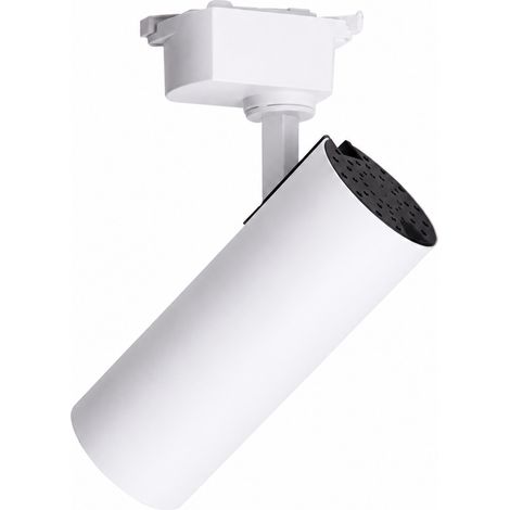 LUSSOCRAFT Spot LED sur rail de luxe – Aluminium, 20 W, blanc froid, LED intégrée, 50.5×19.5×15.5 cm, pour chambre et salle à manger (1/4)
