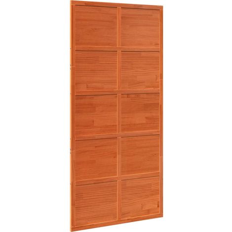 Maison Exclusive - Scheunentür Wachsbraun 100 x 208 cm Massives K