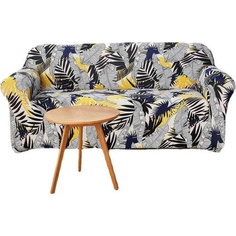 Housse Canape 3 Place avec Accoudoirs-Housse de Canapé Extensible-Housse de Fauteuil Couvre Canapé Elastique (1/3)