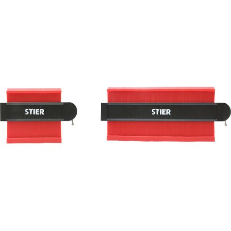 STIER Konturenlehre Set 310 mm und 180 mm, mit Feststeller, Kontur-Vervielfältigungslehre (1/5)