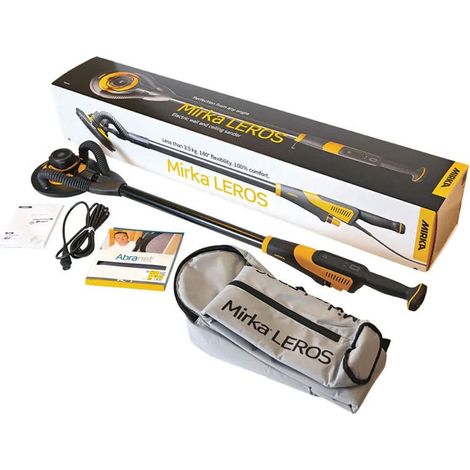 Mirka – Ponceuse girafe 225 mm – Puissance 950W – Poids léger 3,5 kg – Vitesse rotation 10 000 tr/min – Connectivité Bluetooth