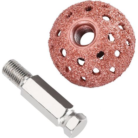Tête de meulage pour réparation pneu 38mm, disque à poncer gros grain, embout de polissage avec tige de liaison (1/5)