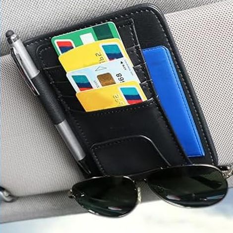 Visière Titulaire de Carte Voiture Soleil de Voiture Multi de Pare Usage (1/5)