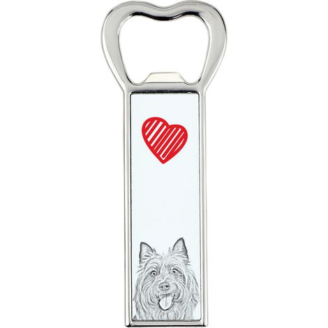 Terrier australiano, Aussie - abridor de botellas con forma de perro, abridor de nevera personalizado, regalo único para hombres de Art-Dog (1/5)