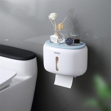 Wall Mount Toilet Paper Holder Toilet Paper Tray Paper Roll