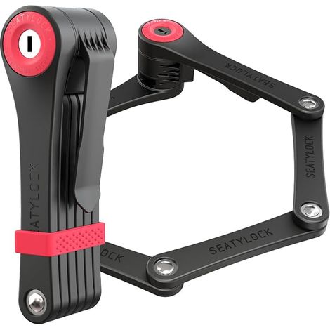 Antivol pliable pour vélo – Cadenas portable compact – Accessoire de sécurité avec jeu de clés pour vélos, vélos électriques et scooters – 75 cm (1/5)