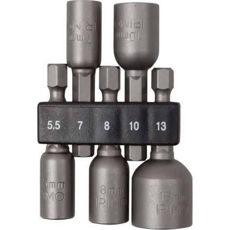 Jeu de douilles Irimo 1/4'' 5 5-13 mm 5 unités