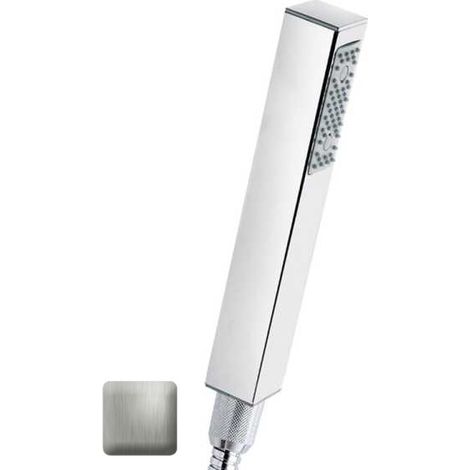Douchette laiton jet de pluie CUBE nickel satiné - Bossini B00255094 (1/2)