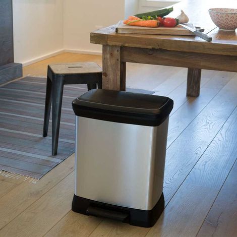 Pattumiera Curver in metallo con pedale 30 L (1/5)